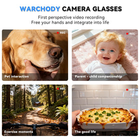 Warchody AI glasses AI assistant activation view for quick queries