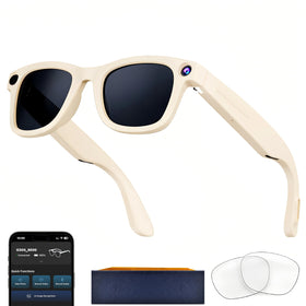 Warchody AI glasses front view for hands-free camera use