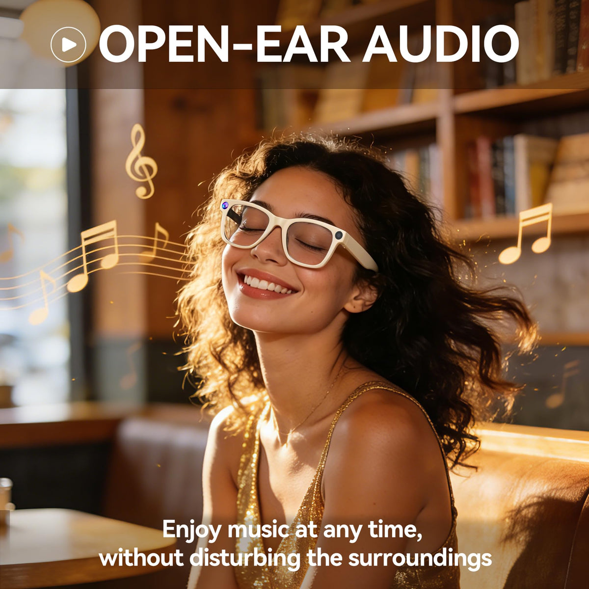 Warchody AI glasses real-time translation in use during conversation