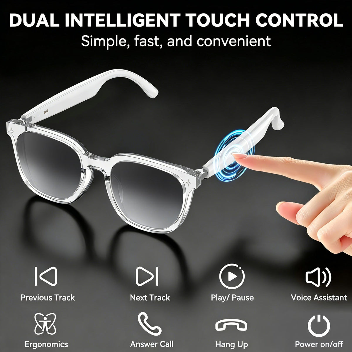warchody open-ear speaker detail demonstrating clear natural audio