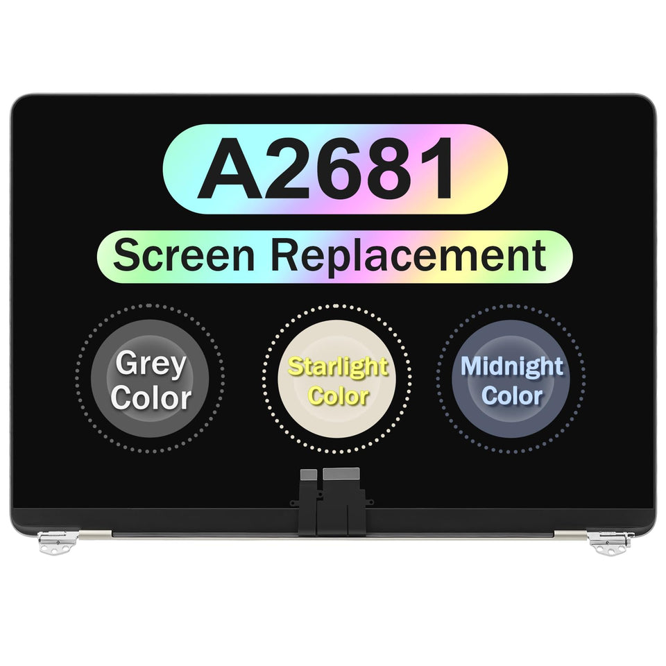 Warwolfteam 13.6-inch LCD screen front view for MacBook Air A2681 display upgrade