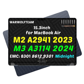 WARWOLFTEAM 15.3-inch LCD screen assembly for MacBook Air with crisp detail