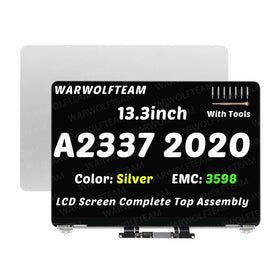 WARWOLFTEAM LCD screen for MacBook Air 13 front view delivers crisp 2560x1600 visuals.