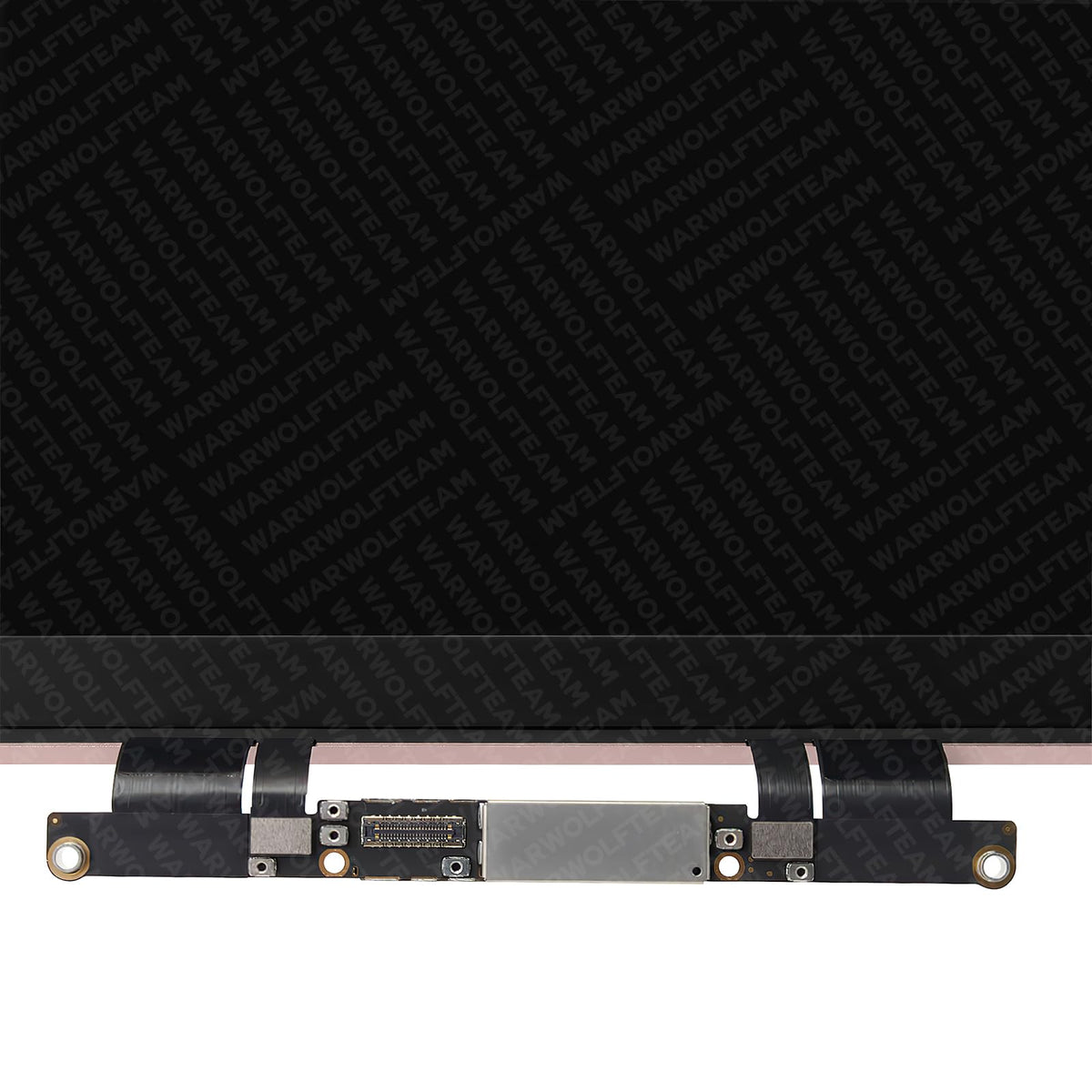 WARWOLFTEAM screen assembly with glossy finish in rose gold