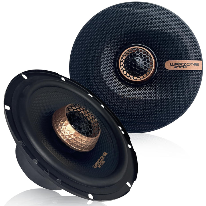 Warzone WZ65PTi front view showing speaker face and grille for clear sound