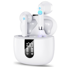Wasart front packaging showing earbuds and case, highlighting portability