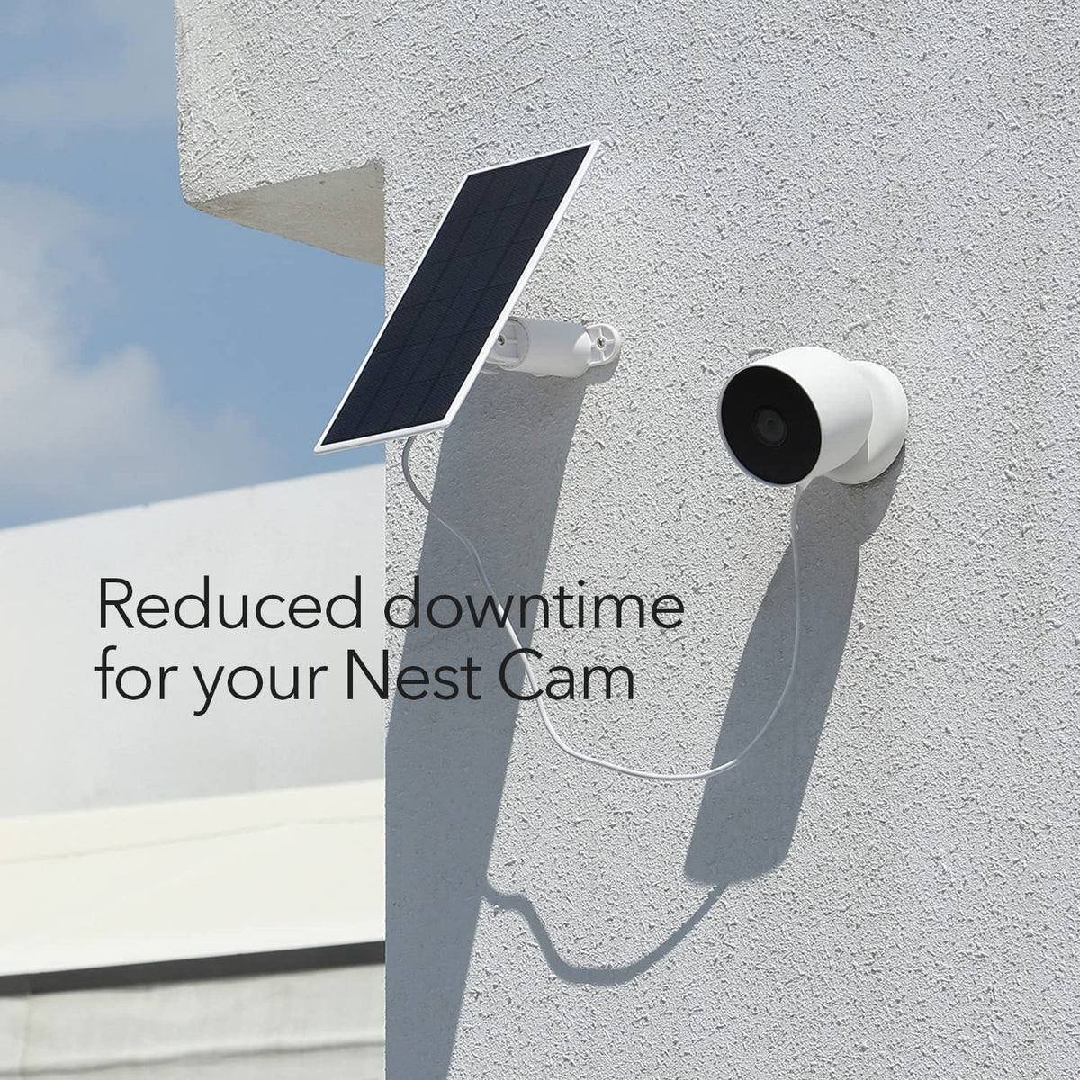 Wasserstein 13ft cable provides flexible placement for camera power.