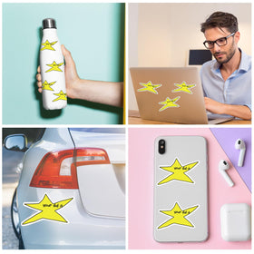 Watersay you did it sticker on bottle demonstrates positive vibes for everyday gear.