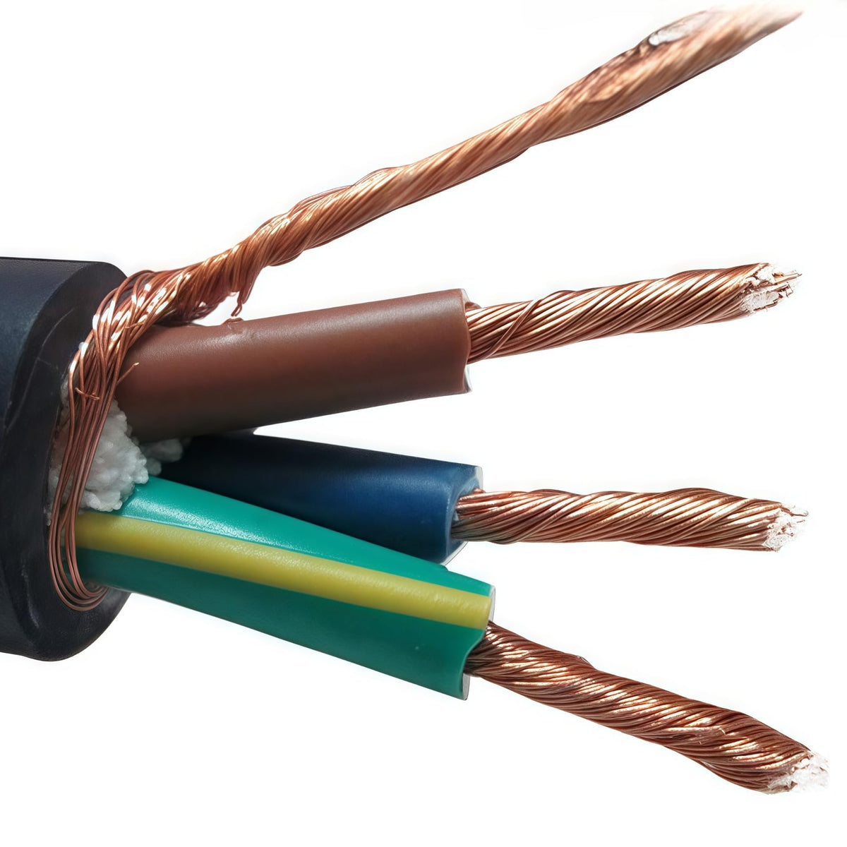 WAudio cable laid next to ruler showing 5FT scale and convenient component reach