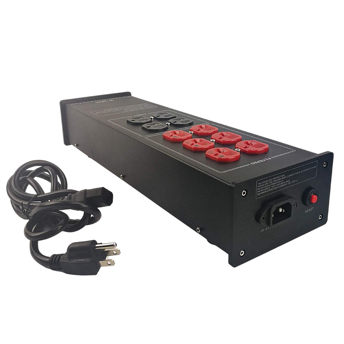 WAudio W-3900 removable IEC cord allows premium upgrade options.