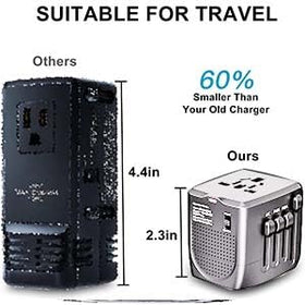 WAUDM held in hand for scale showing compact lightweight design for packing
