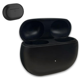 WAVANCKY front view charging case showing sleek design and convenient access