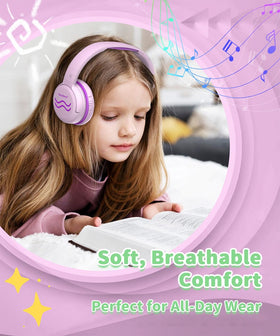 WaveBlend on-ear cushions provide soft comfort during long study sessions