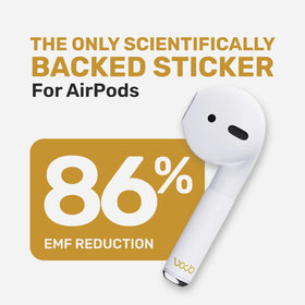 WaveBlock Classic harm blocker sticker closeup shows discreet shield for devices