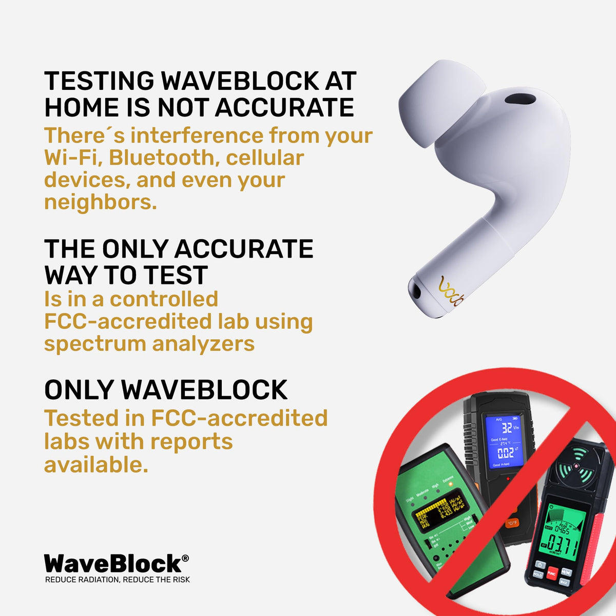 WAVEBLOCK in a commuter scenario showing everyday portable protection