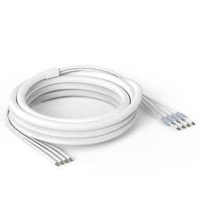 Waveform UltraFlex-Quad cable assembly with a bundled four cable design for outdoor connections.