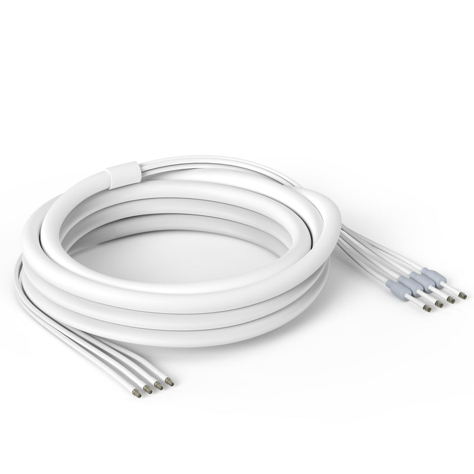 Waveform UltraFlex-Quad cable assembly with a bundled four cable design for outdoor connections.