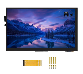 waveshare front view of 5-inch DSI display showing clear screen and benefit of compact footprint