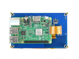 waveshare display beside Raspberry Pi showing size and scale benefit for planning builds