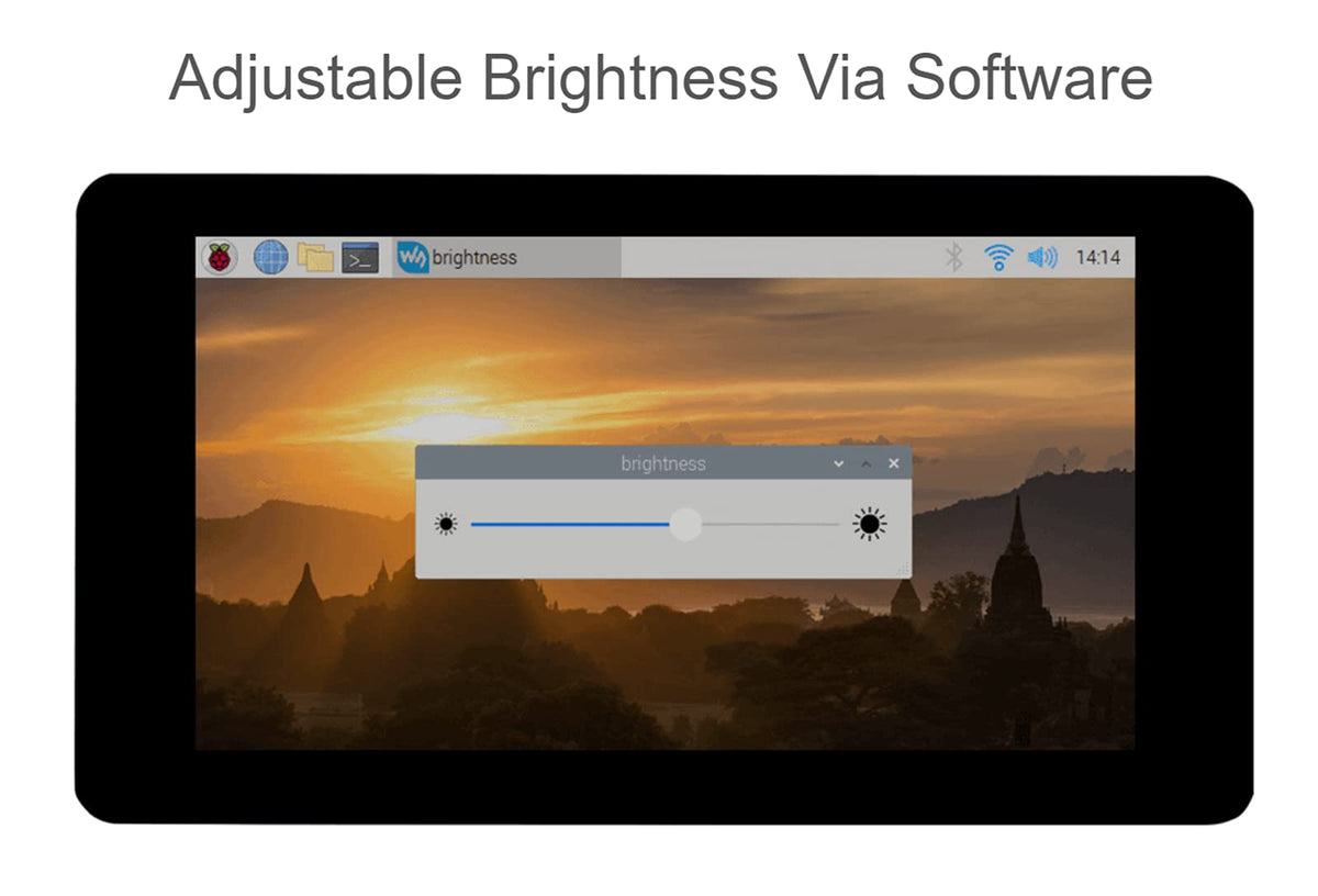 Waveshare five-point capacitive touch enables precise control on Pi projects.