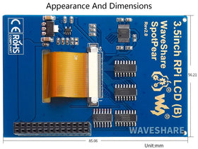Waveshare package contents laid out for quick Raspberry Pi project start