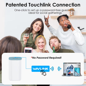 WAVLINK AX3000 placed in living room delivering stable WAVLINK WiFi for streaming benefits