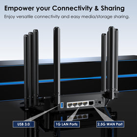 WAVLINK AX6000 mesh compatibility setup in a multi-room home.