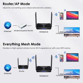 WAVLINK beamforming improves range for connected devices.