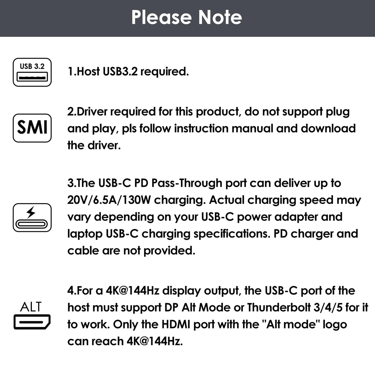 WAVLINK driver-required setup unlocks full 4K@144Hz on supported hosts