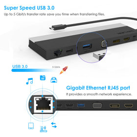 WAVLINK with Ethernet and USB drives plugged in providing stable network and fast transfers