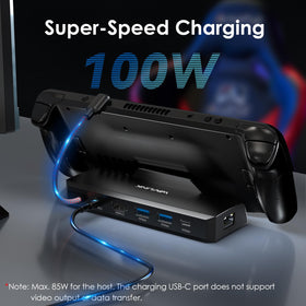 WAVLINK dock Ethernet port view providing stable gigabit network connection benefit