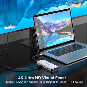 WAVLINK SD and TF card slots with memory cards for quick media transfer