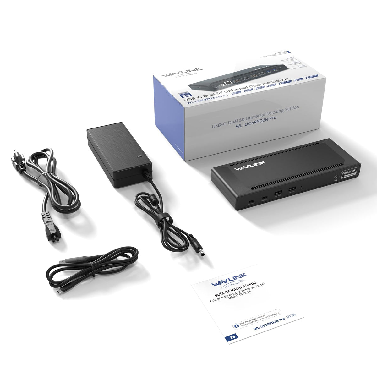 WAVLINK docking station demonstrates broad Thunderbolt compatibility with devices.