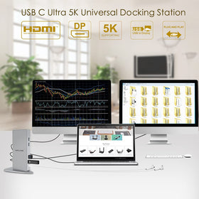 WAVLINK dock power adapter ensures stable power for all connected devices.