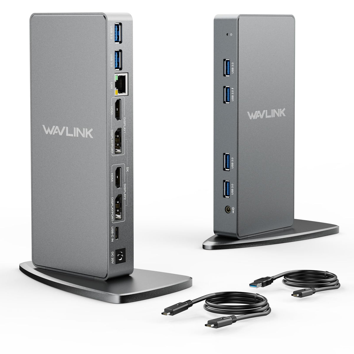 WAVLINK dual 4K dock Thunderbolt compatibility enables flexible, device-wide connections.