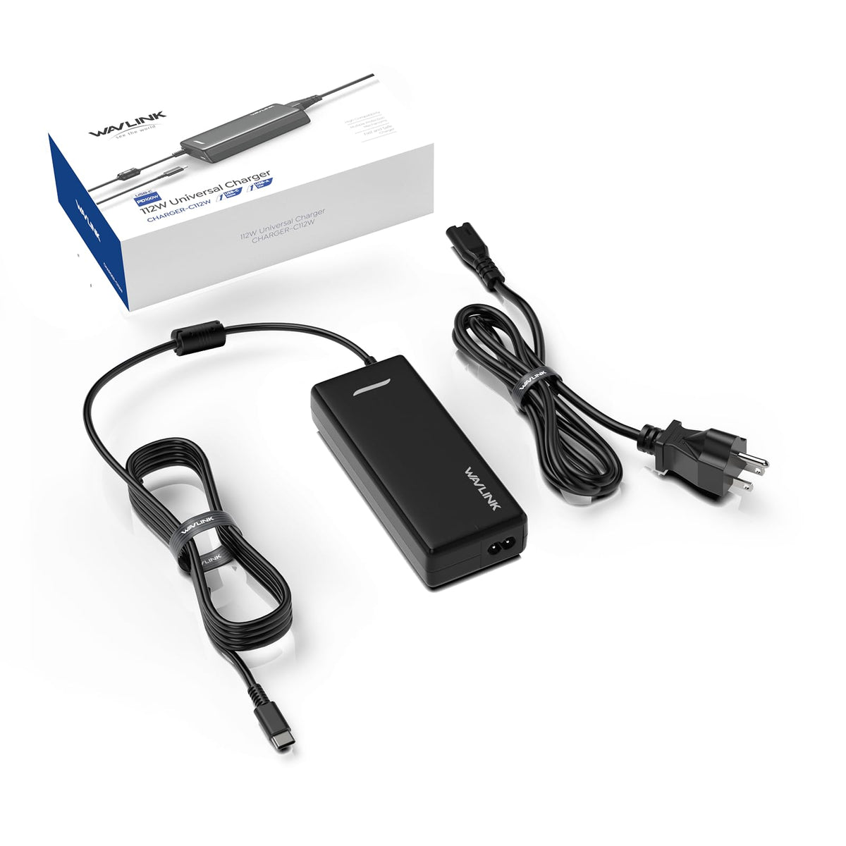 WAVLINK charger front panel shows compact, stylish design.