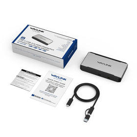WAVLINK rear panel ports overview for easy cable management and ports access.
