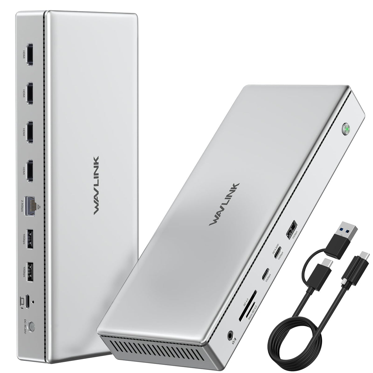 WAVLINK Pro Dock with quad-4K HDMI ports for multi-monitor setups