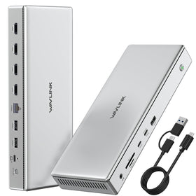 WAVLINK Pro Dock with quad-4K HDMI ports for multi-monitor setups