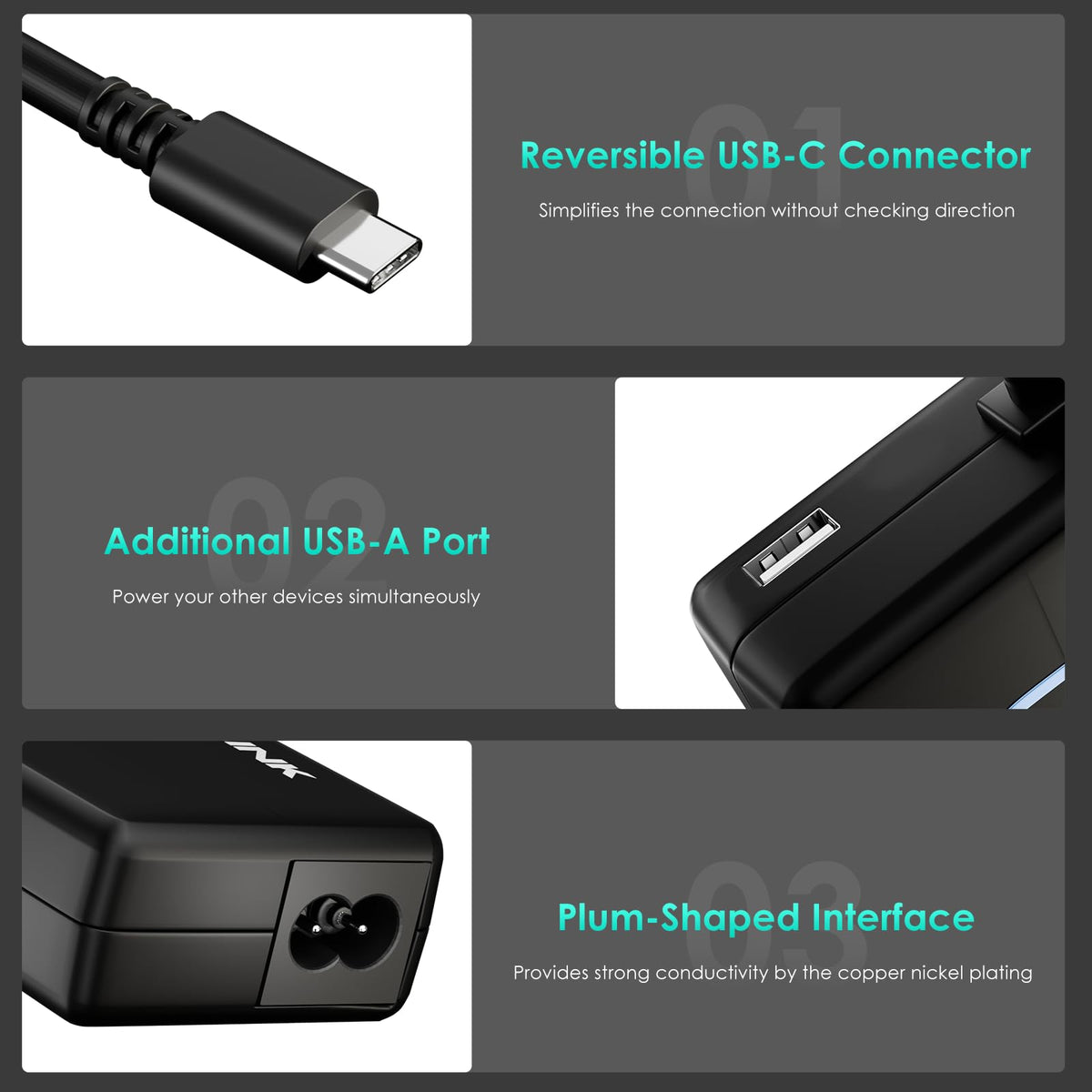 WAVLINK charger with RoHS CE FCC safety certifications.