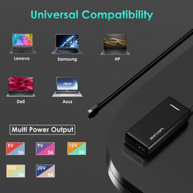 WAVLINK USB-C cable length 3.9ft for flexible reach.