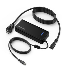 WAVLINK USB-C laptop charger (front view) provides 100W fast charging.