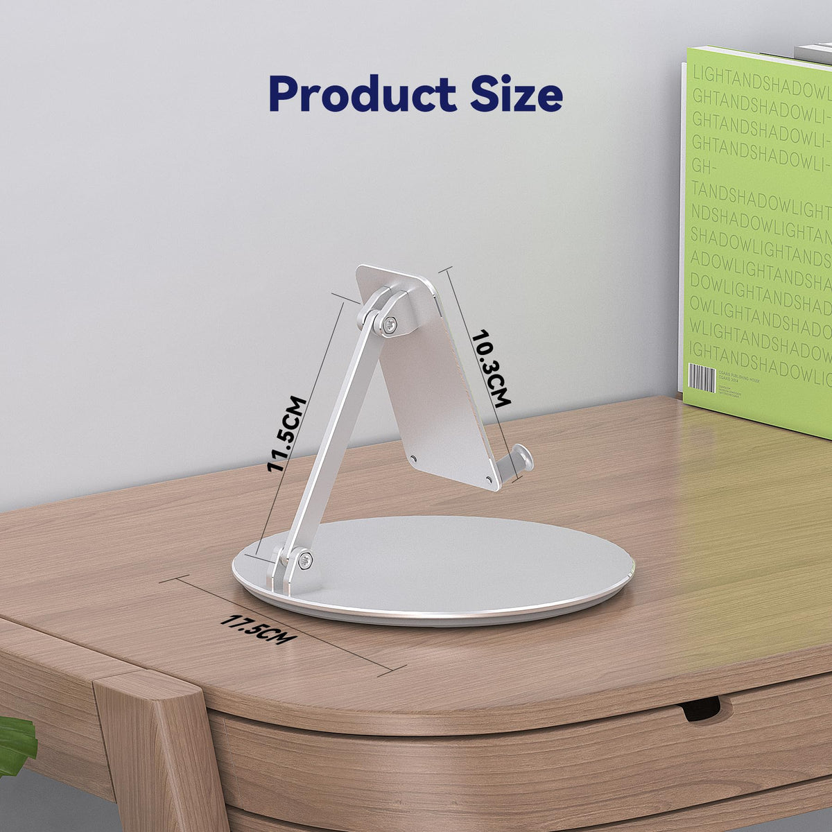 WAWXH1314 aluminum Echo Hub stand elevates the device with stable support