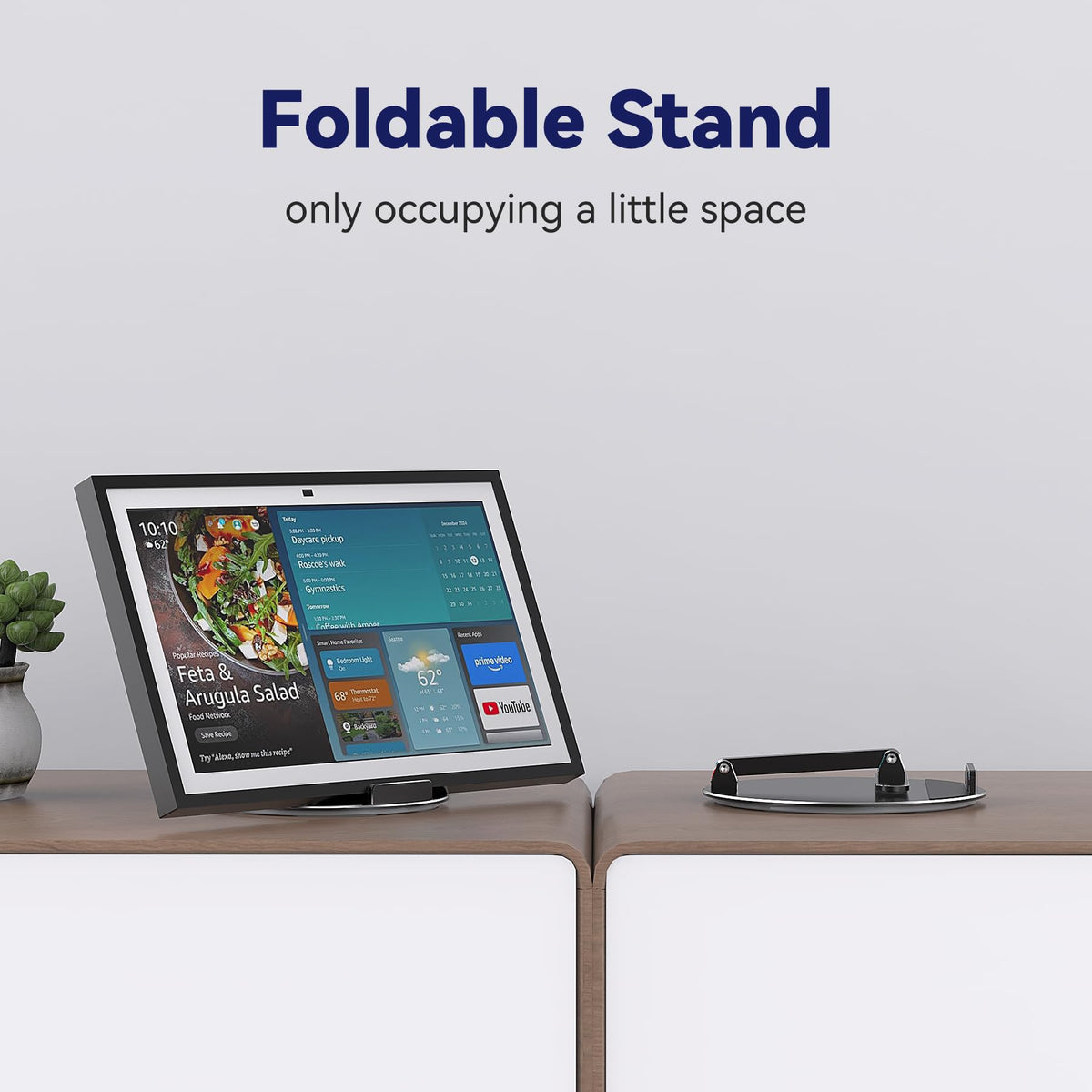 WAWXH1314 folded flat to show compact, tool-free storage convenience