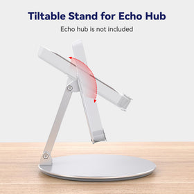 WAWXH1314 tilt-enabled Echo Hub stand offers an 80-degree viewing angle