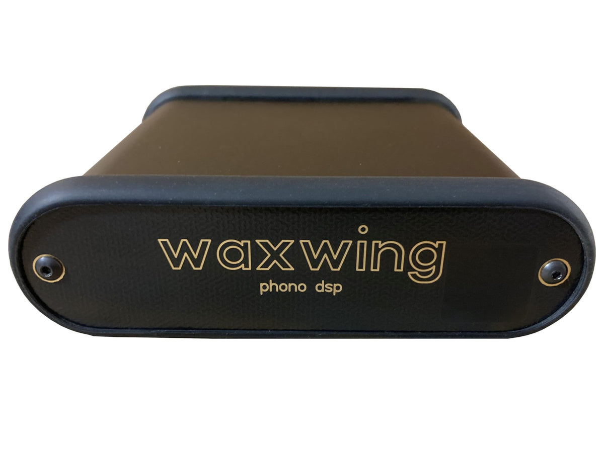 Waxwing Phono DSP Preamp with MAGIC reduces pops for clearer vinyl playback.