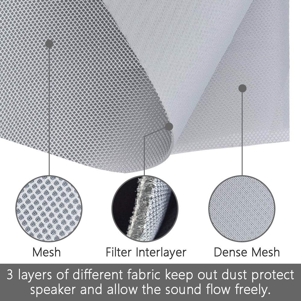 WAYBER acoustically transparent mesh maintains signal clarity during use