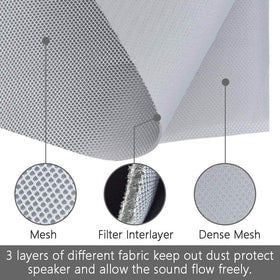 WAYBER acoustically transparent mesh maintains signal clarity during use