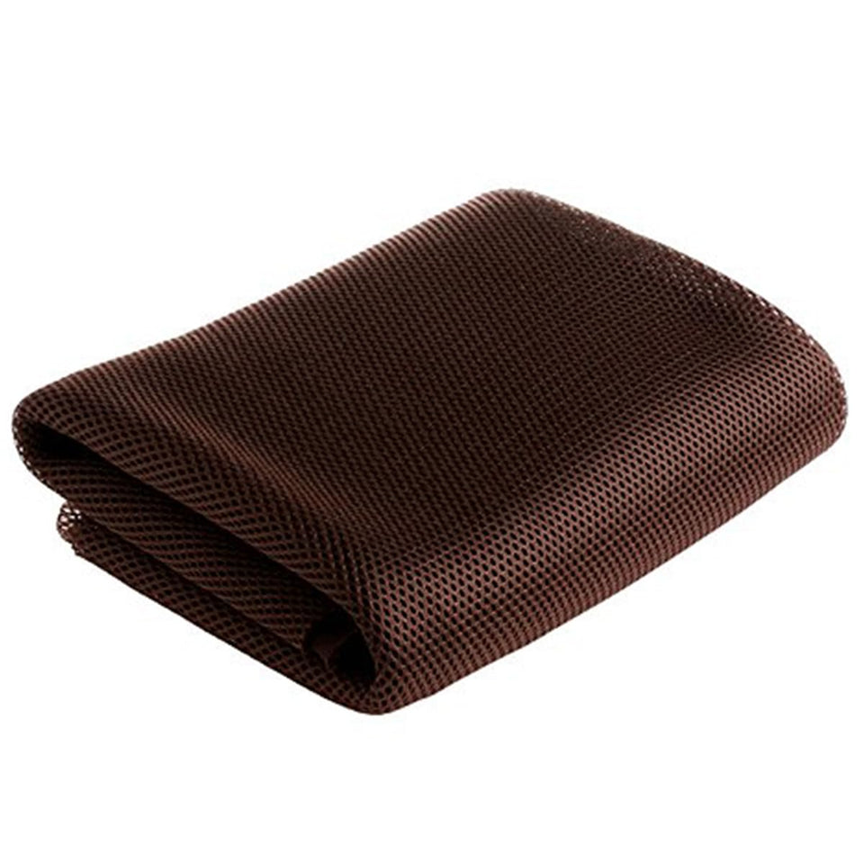 WAYBER brown speaker grill cloth front view, shows dustproof protection