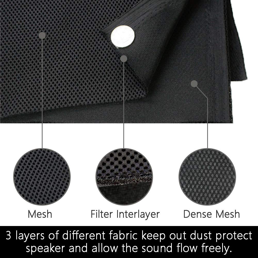 WAYBER durable grill cloth close-up showing three-layer construction for longevity